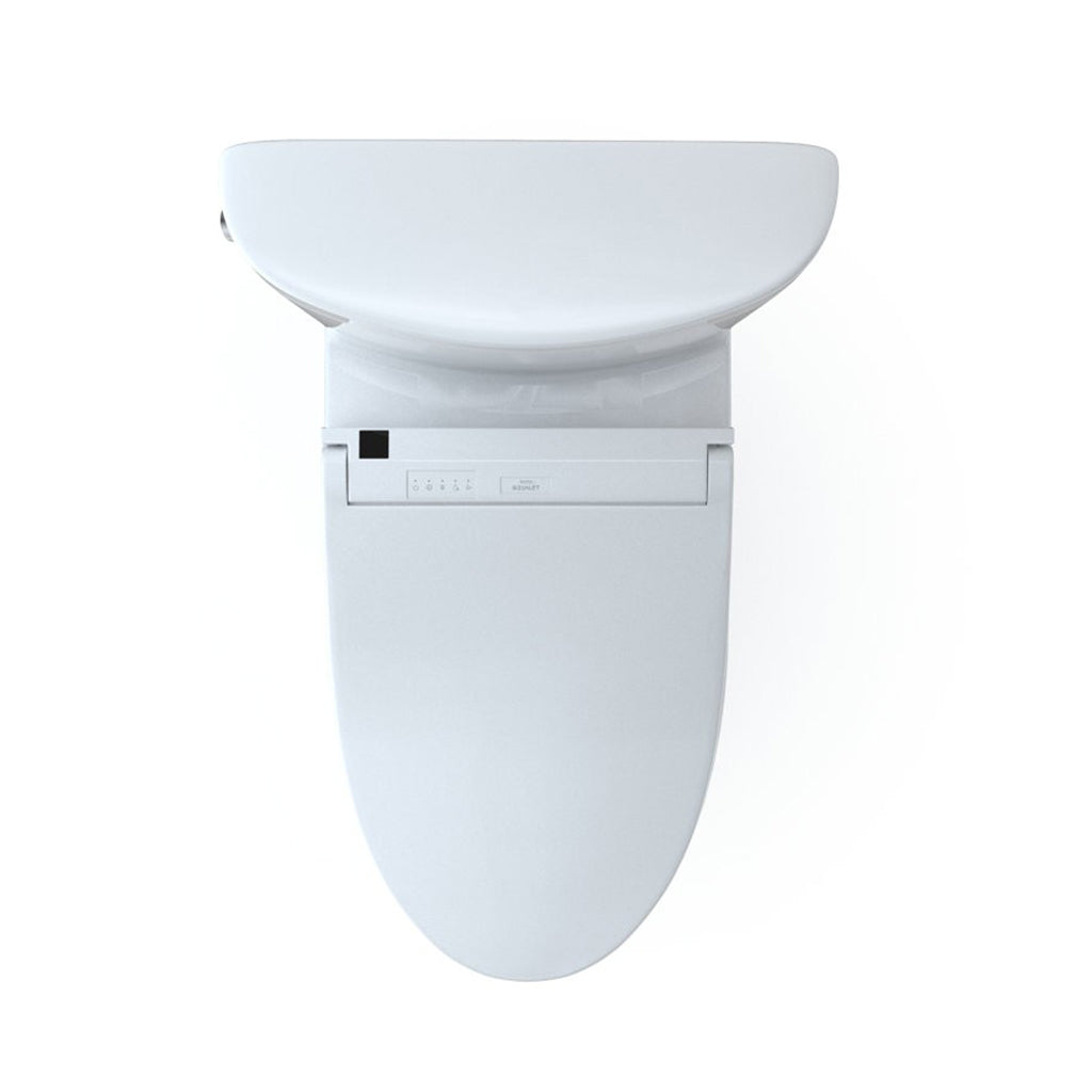 TOTO Aquia IV Arc - Washlet+ C5 Complete Dual Flush Two Piece Toilet - Floor Mount - 19" MW4483084CEMFGN#01 Vitreous China/Cotton