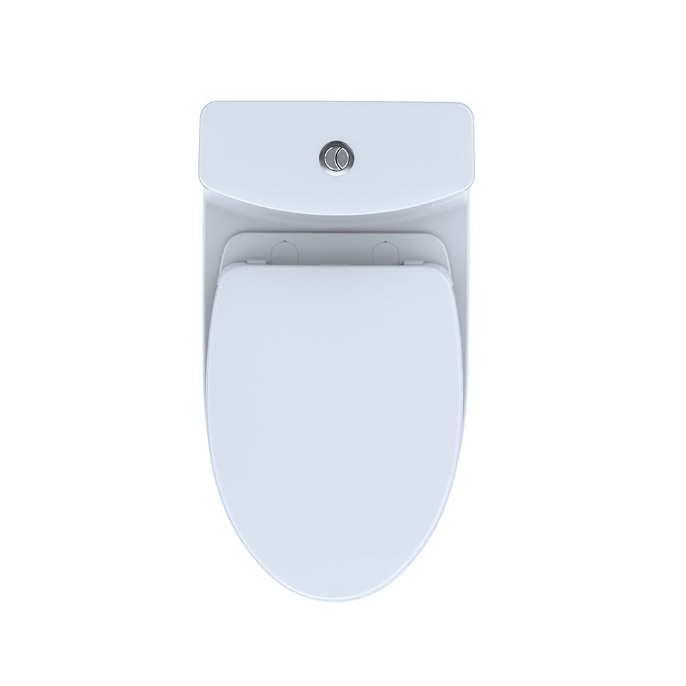 TOTO Aquia IV One-Piece 0.8 GPF & 1.28 GPF Dual-Flush Elongated Toilet With WASHLET+ Connection - Seat Included