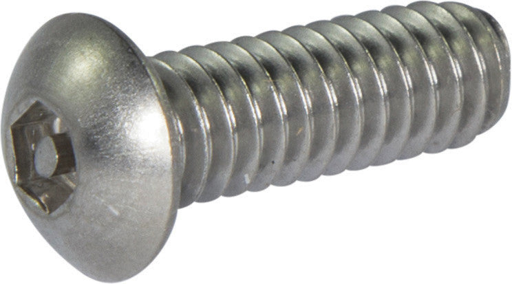 8-32 x 1/2 Tamper Resistant Hex Button Head Socket Machine Screw 18-8 Stainless Steel (5/32)