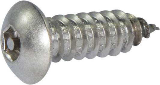 14 x 3/4 Tamper Resistant Hex Button Head Socket Sheet Metal Screw 18-8 Stainless Steel (5/32 )