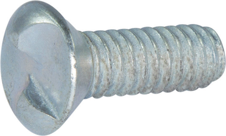 8-32 x 1 1/4 Tamper Resistant One Way Oval Head Screw Zinc