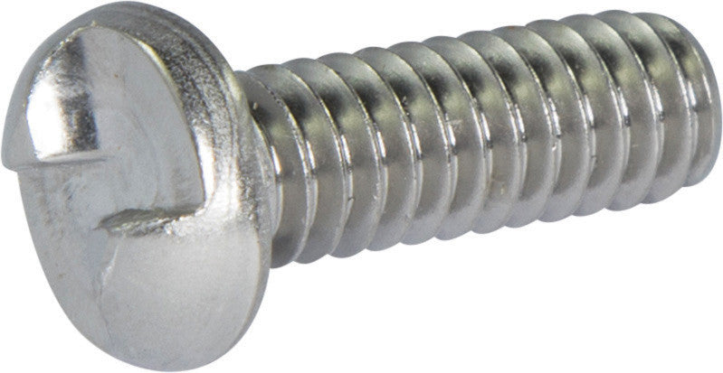 1/4-20 x 2 Tamper Resistant One Way Round Head Machine Screw 18-8 Stainless Steel