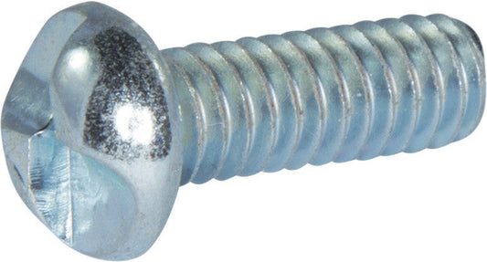 5/16-18 x 1/2 Tamper Resistant One Way Round Head Machine Screw Zinc