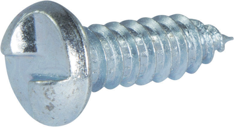 8 x 2 Tamper Resistant One Way Round Head Sheet Metal Screw Zinc