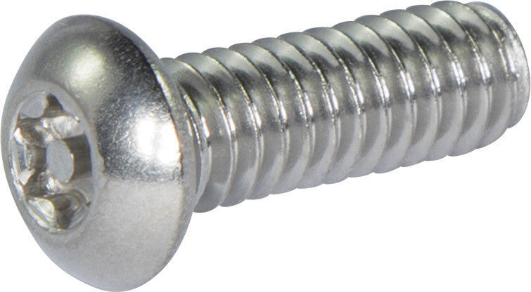 1/4-20 x 5/8 Tamper Resistant Torx Button Head Socket Machine Screw 18-8 Stainless Steel (T-27)