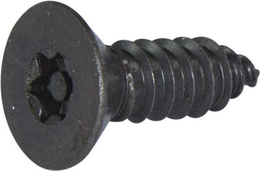 14 x 5/8  Tamper Resistant Torx Flat Head Sheet Metal Screw Steel Black (T-30)