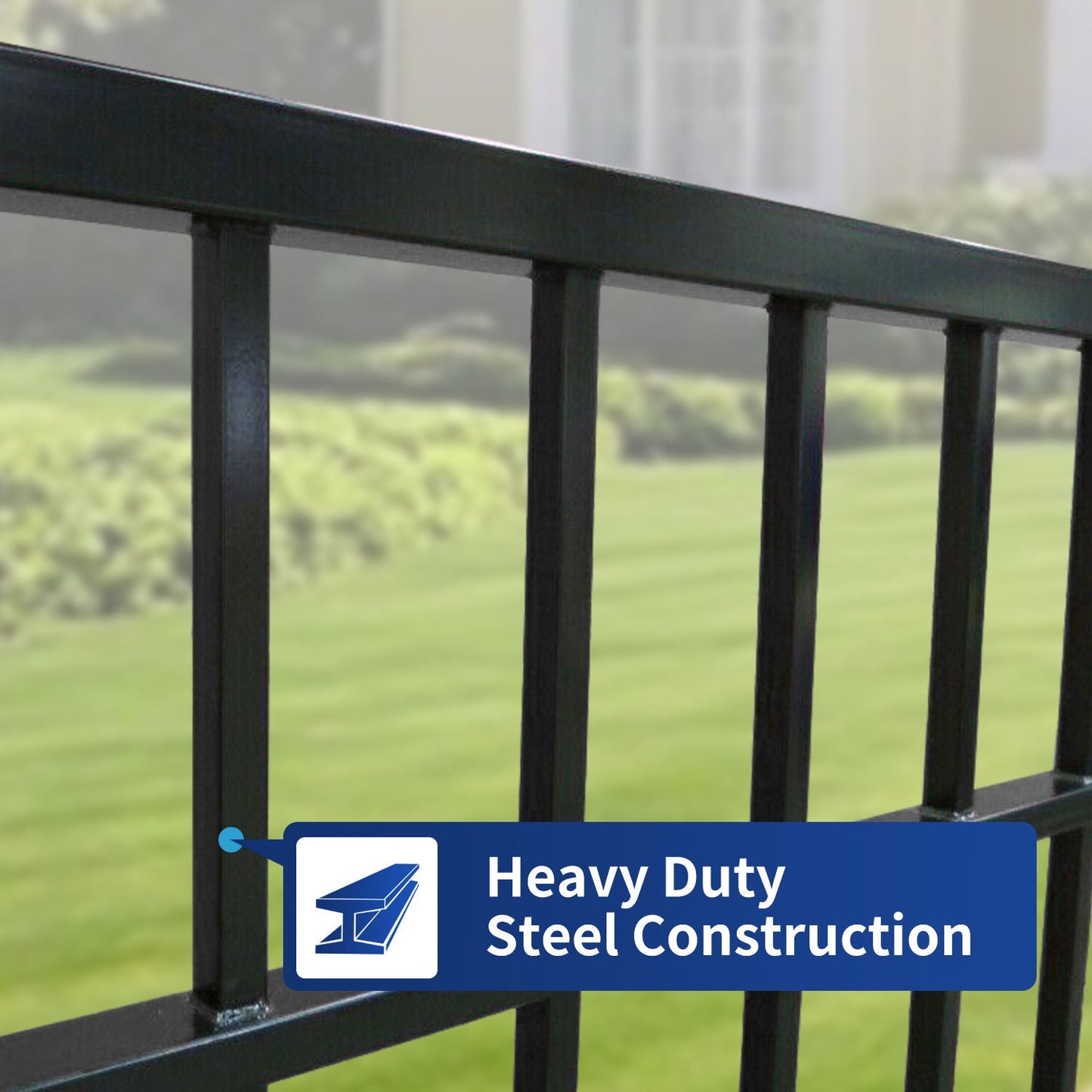 20 ft Steel Farm Driveway Gate