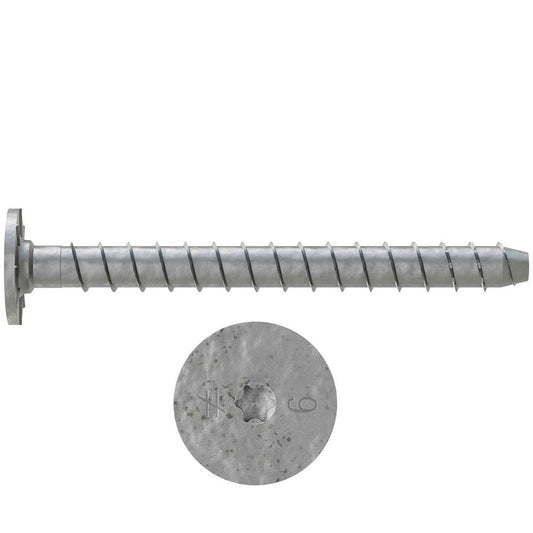 5/8 x 6 Simpson Titen HD® Washer-Head Style Heavy-Duty Screw Anchor Mechanically Galvanized - Box (10)