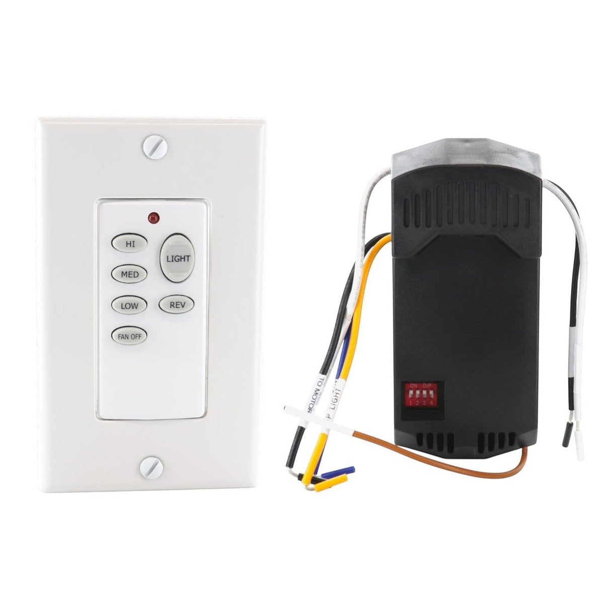 Anderic Substitute for UC9050TB4 wired Ceiling Fan Remote Control [UC9051T-UC7067GMRX]