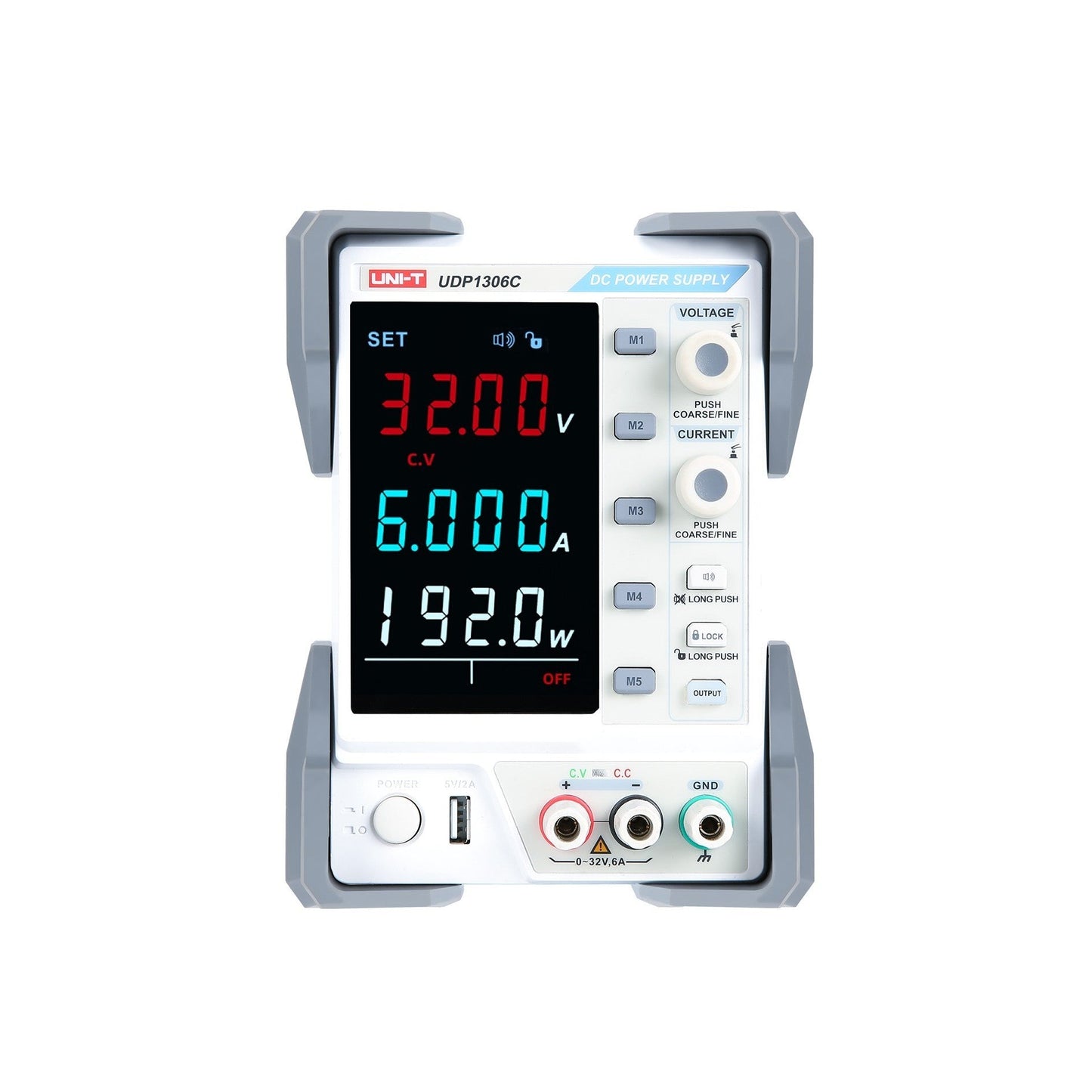 UDP1306C 1Ch 192W 32V/6A Programmable Linear DC Power Supply