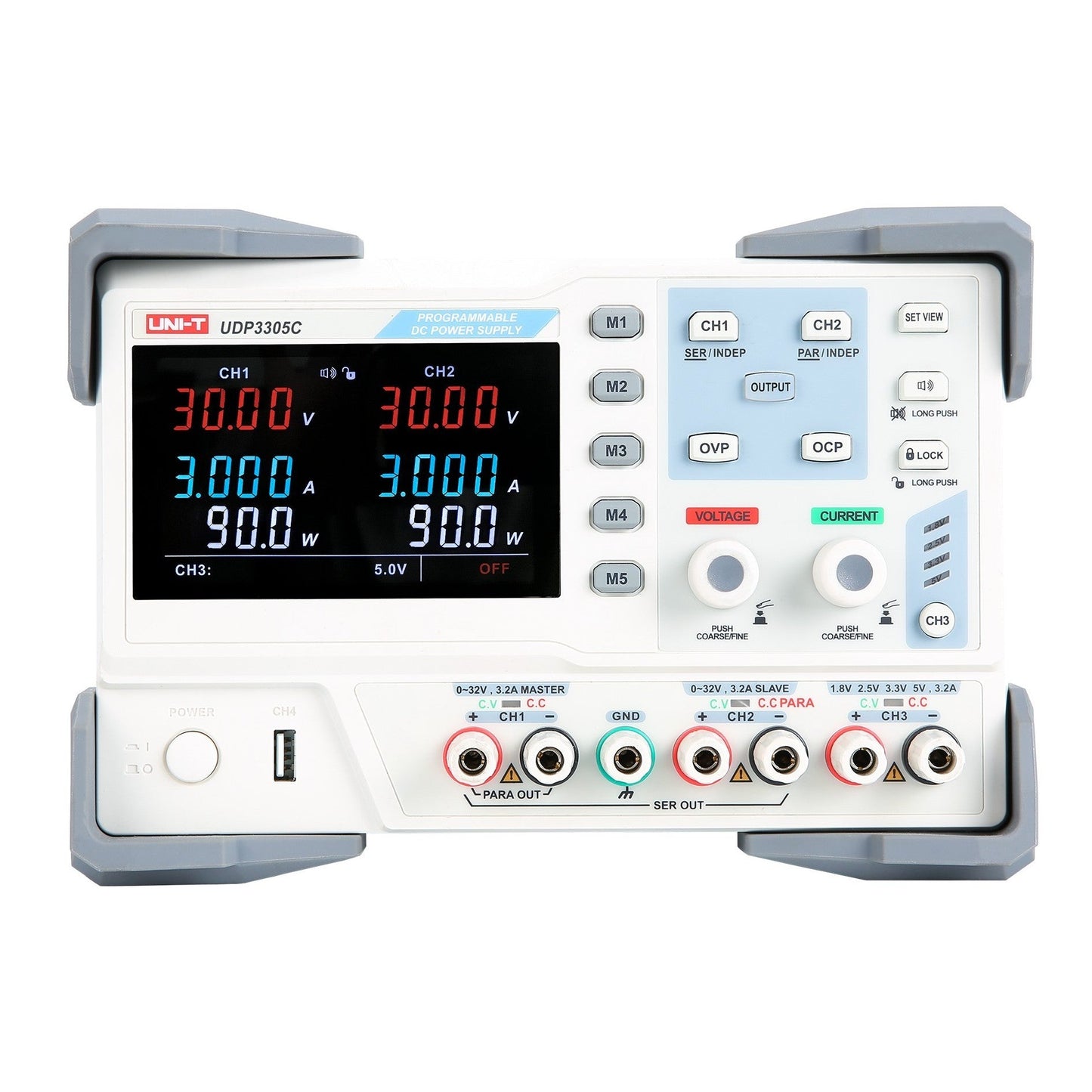 UDP3305C 3Ch 315W 30V/5A Programmable Linear DC Power Supply
