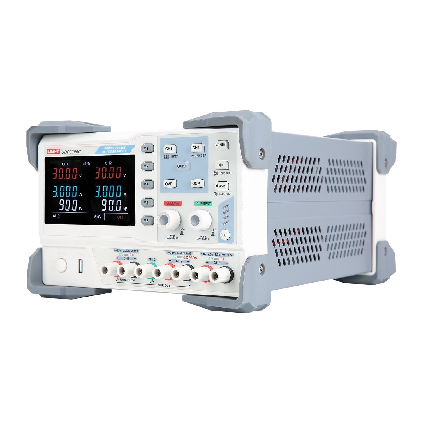 UDP3305C 3Ch 315W 30V/5A Programmable Linear DC Power Supply