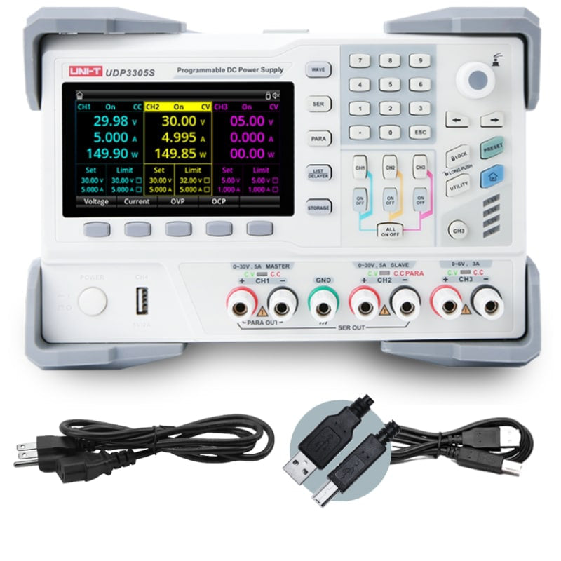 UDP3305S 4Ch 328W 30V/5A Programmable Linear DC Power Supply