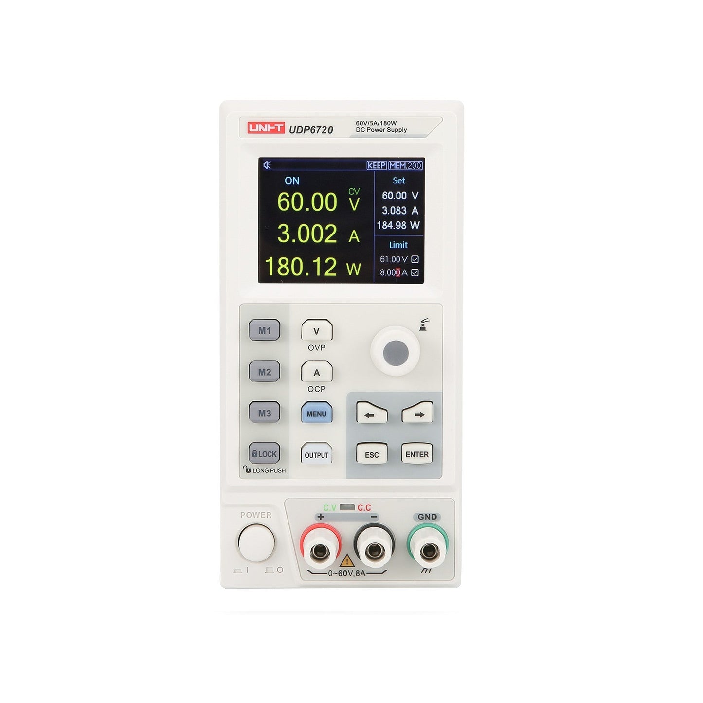UDP6720 100W 60V/5A Programmable DC Switching Power Supply