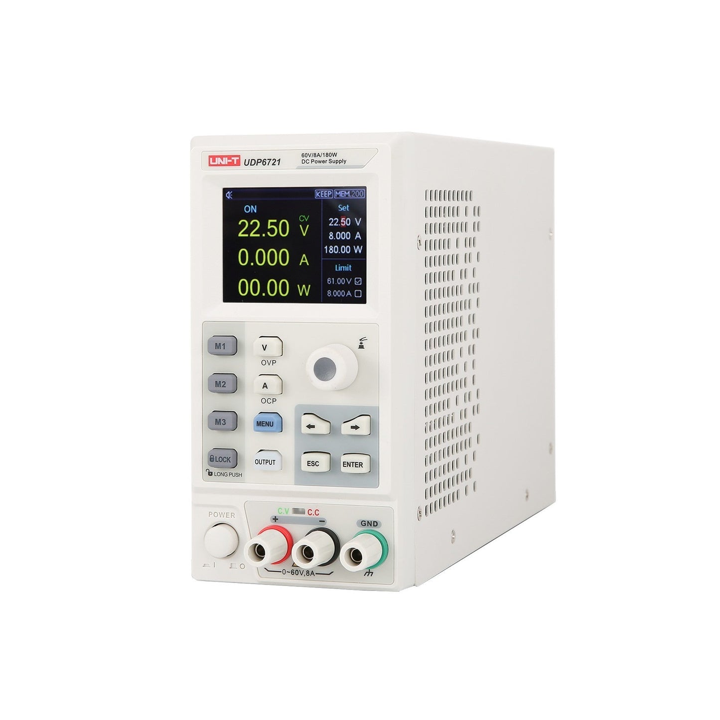 UDP6721 180W 60V/8A Programmable DC Switching Power Supply