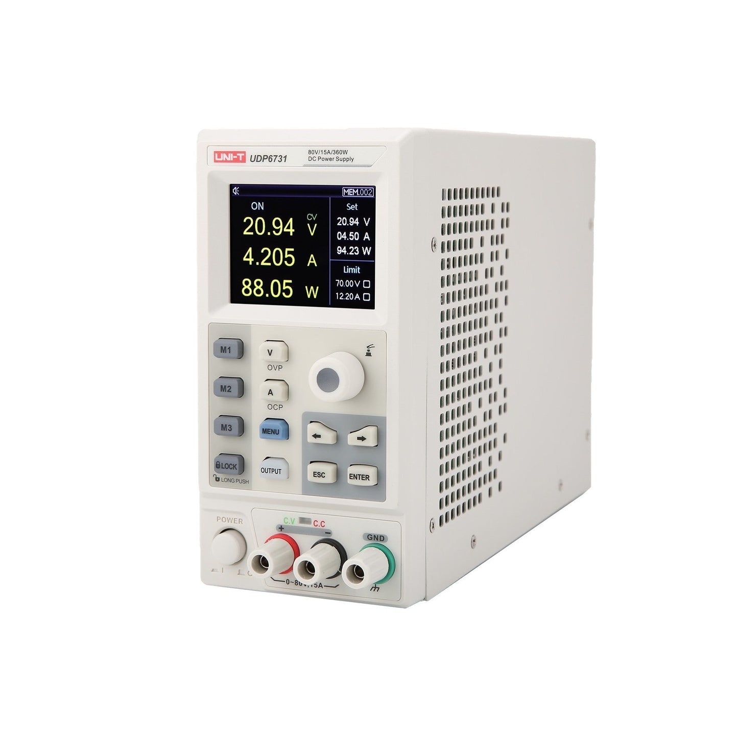 UDP6731 360W 80V/15A Programmable DC Switching Power Supply