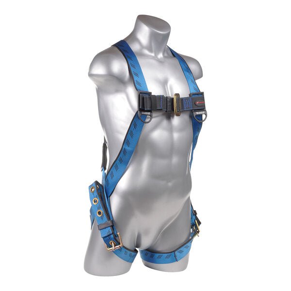 Kapture Essential 3 Point Full Body Harness  - Dorsal D-Ring - Tongue Buckle Legs - All Sizes