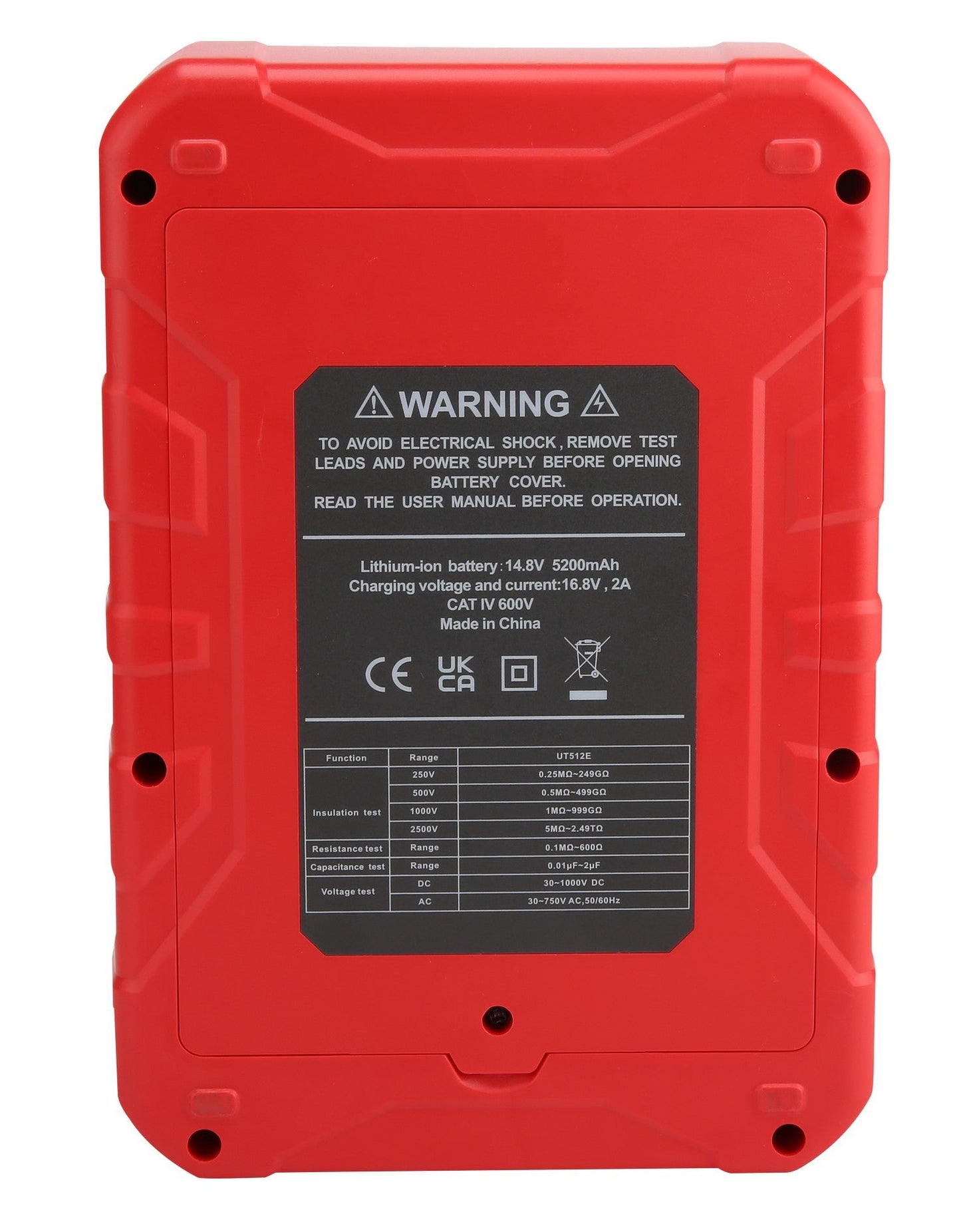 UT512E 2500V Digital Insulation Resistance Tester