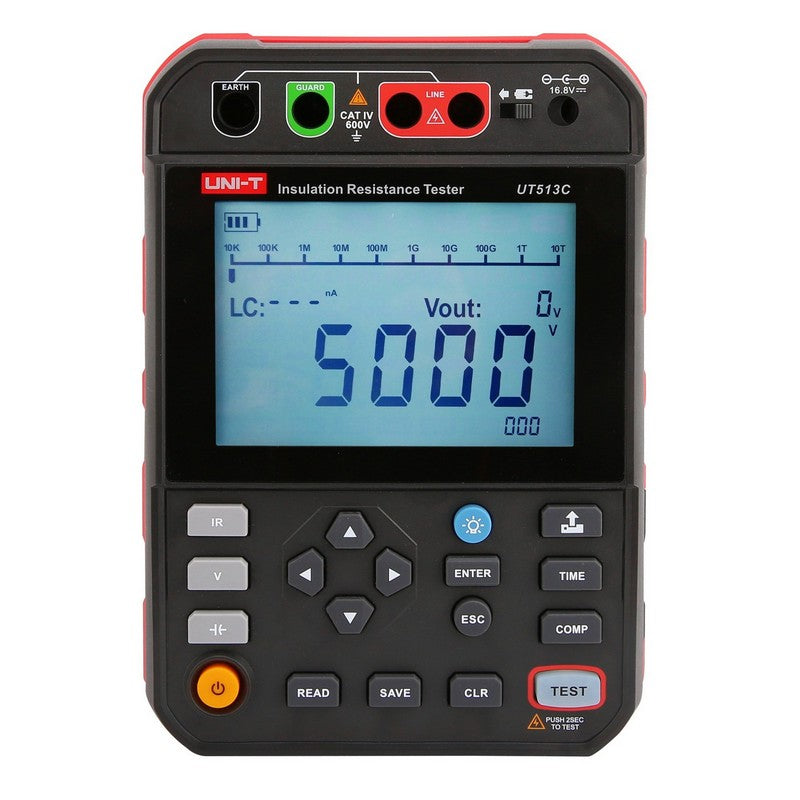 UT513C 5kV Advanced Insulation Resistance Tester