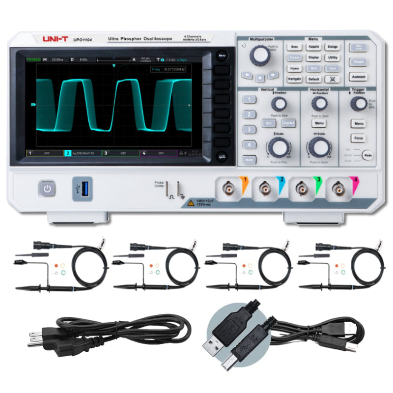 UPO1104 100 MHz 4Ch Digital Storage Oscilloscope