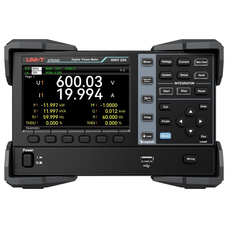 UTE323 3-Ch High-Precision Digital Power Meter