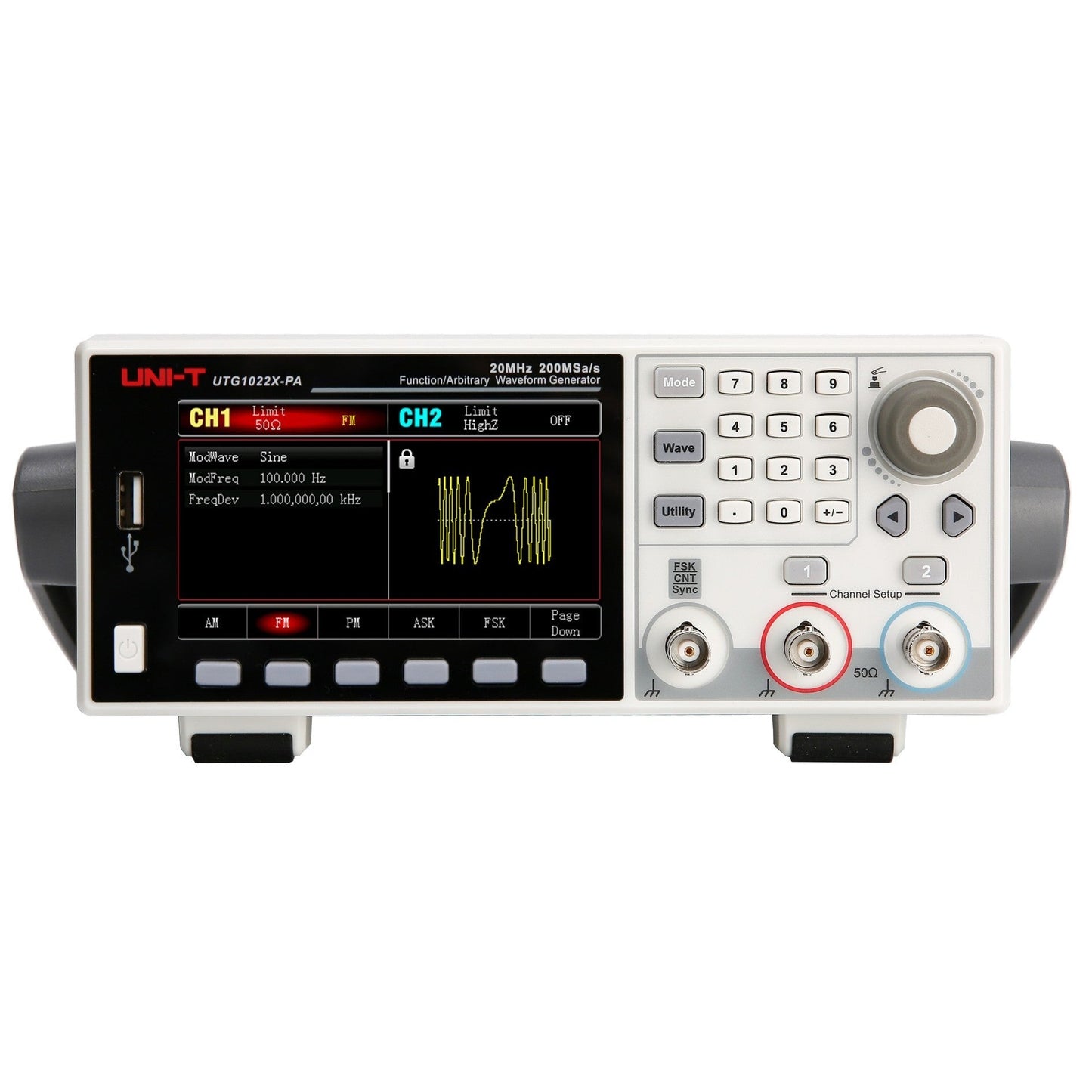 UTG1022X-PA 20 MHz 2Ch Arbitrary Waveform Generator with 4W PA