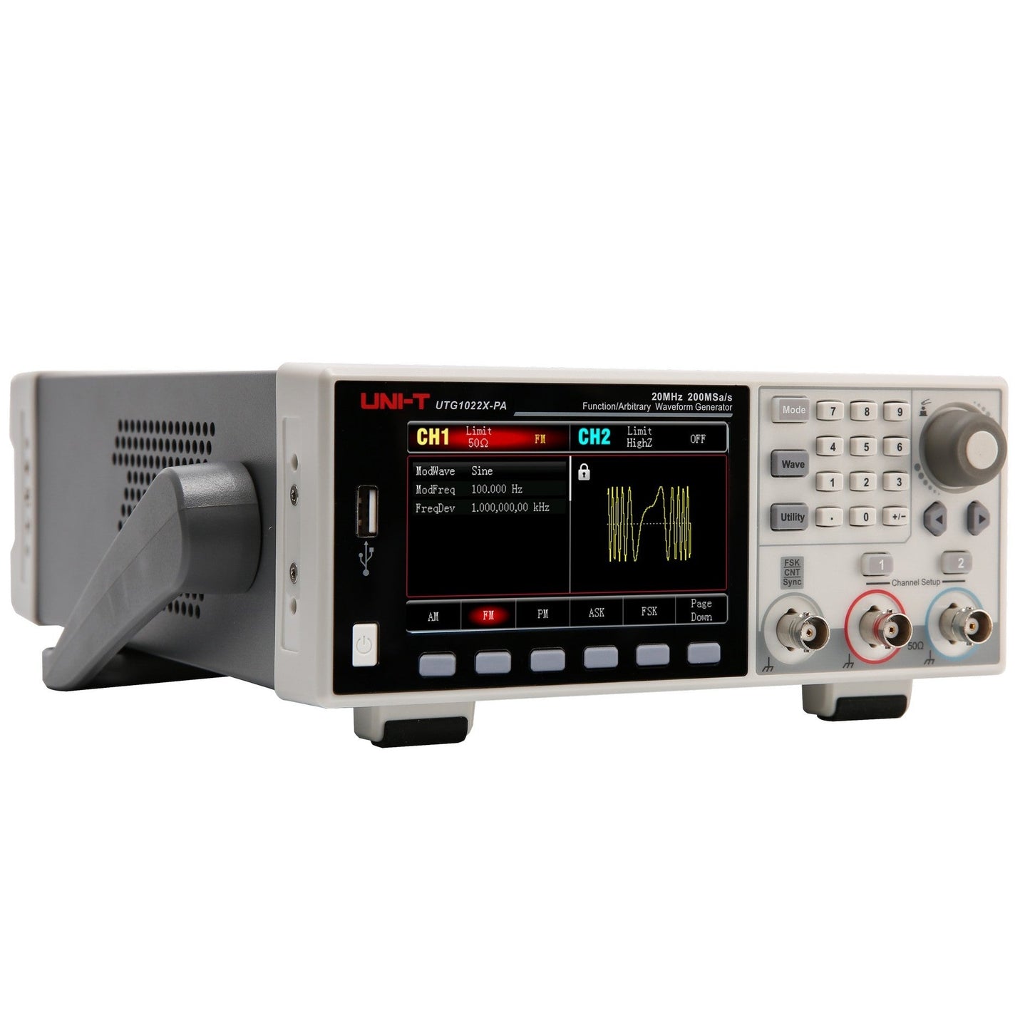 UTG1022X-PA 20 MHz 2Ch Arbitrary Waveform Generator with 4W PA