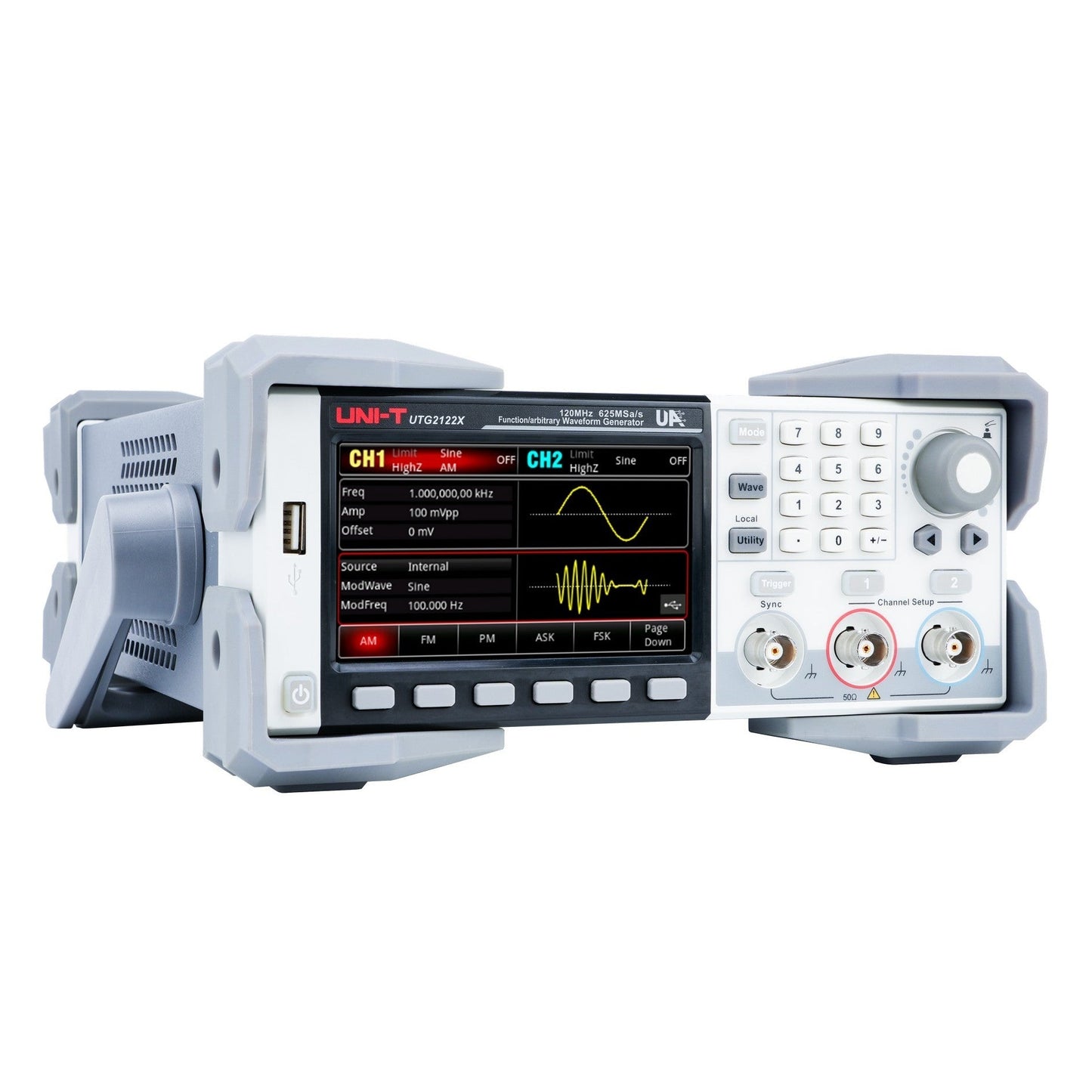 UTG2122X 120 MHz 2Ch Advanced-Series Arbitrary Waveform Generator