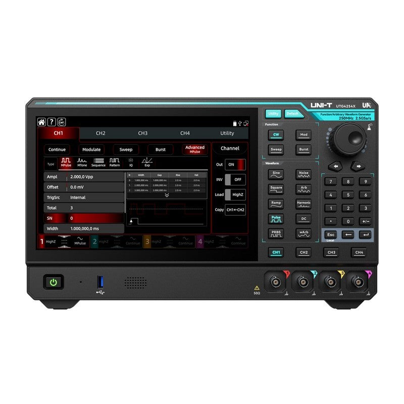 UTG4104X 100 MHz 4Ch Performance-Series Arbitrary Waveform Generator