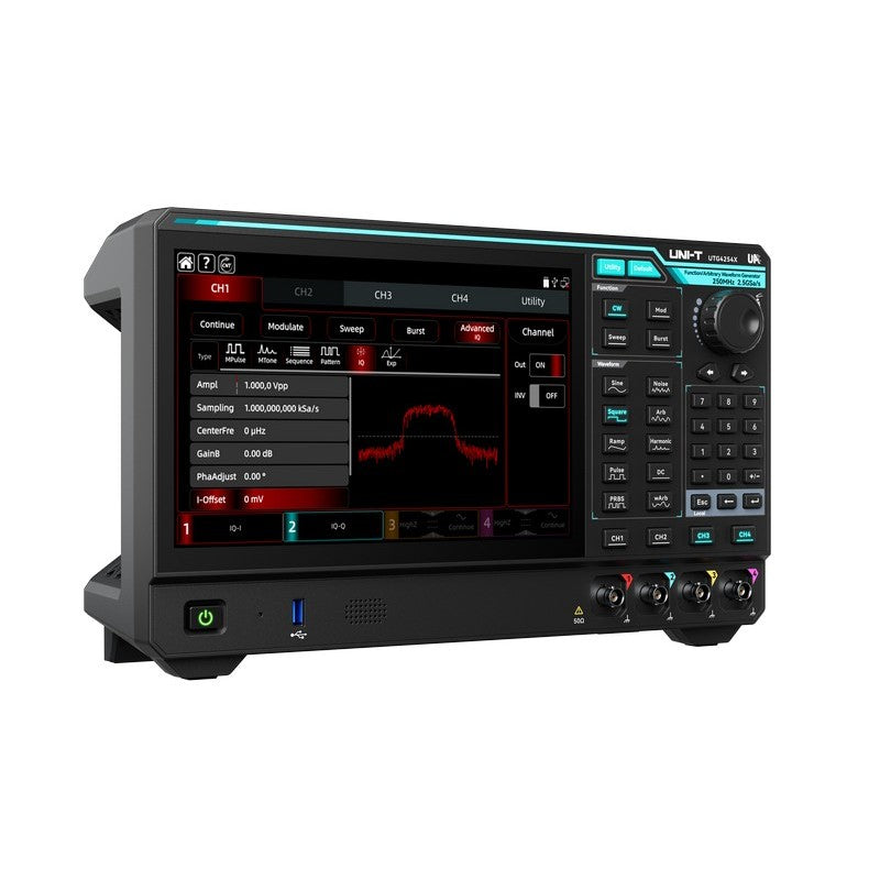 UTG4104X 100 MHz 4Ch Performance-Series Arbitrary Waveform Generator