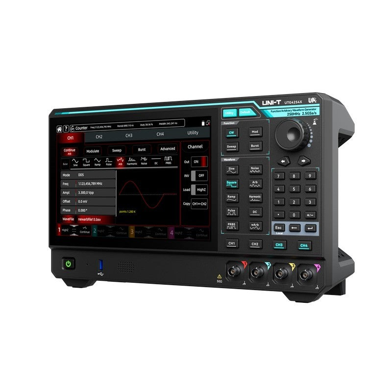 UTG4104X 100 MHz 4Ch Performance-Series Arbitrary Waveform Generator