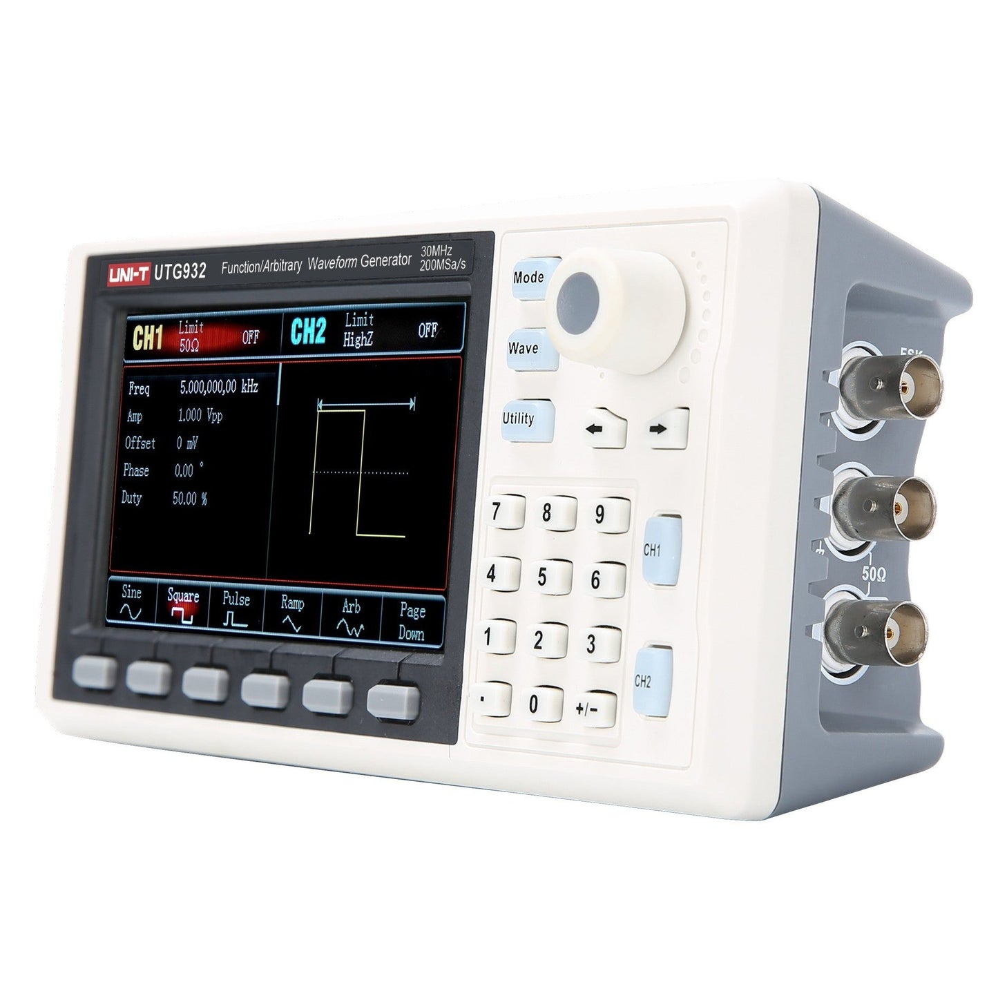 UTG932E 30 MHz 2Ch Classic-Series Arbitrary Waveform Generator