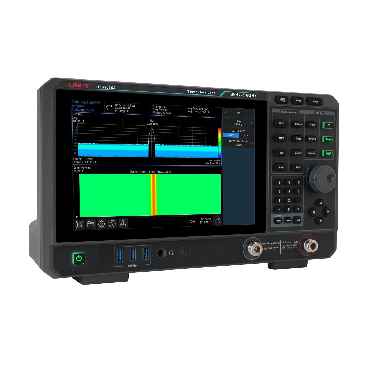 UTS3036A 3.6 GHz Performance-Series Signal Analyzer