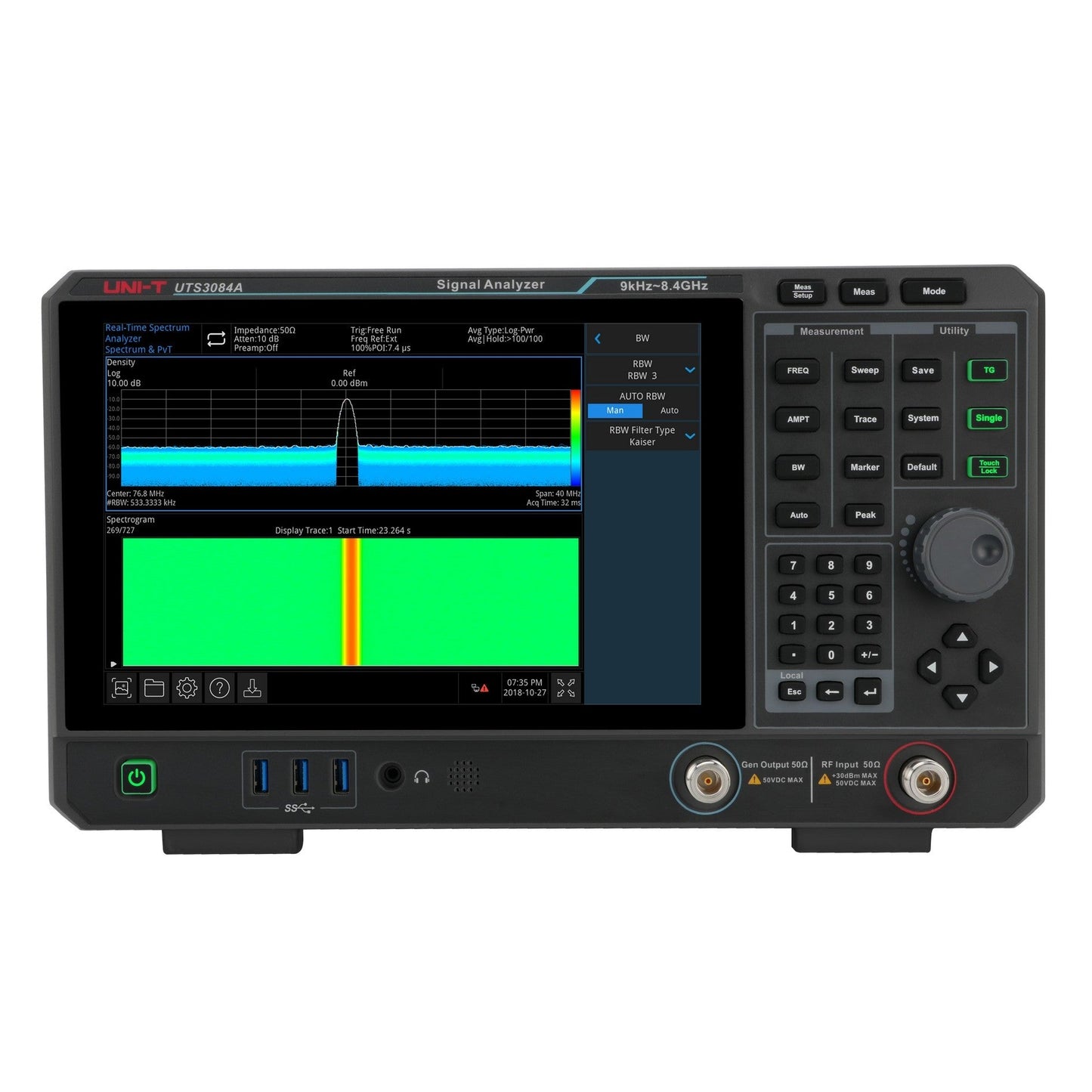 UTS3084A 8.4 GHz Performance-Series Signal Analyzer