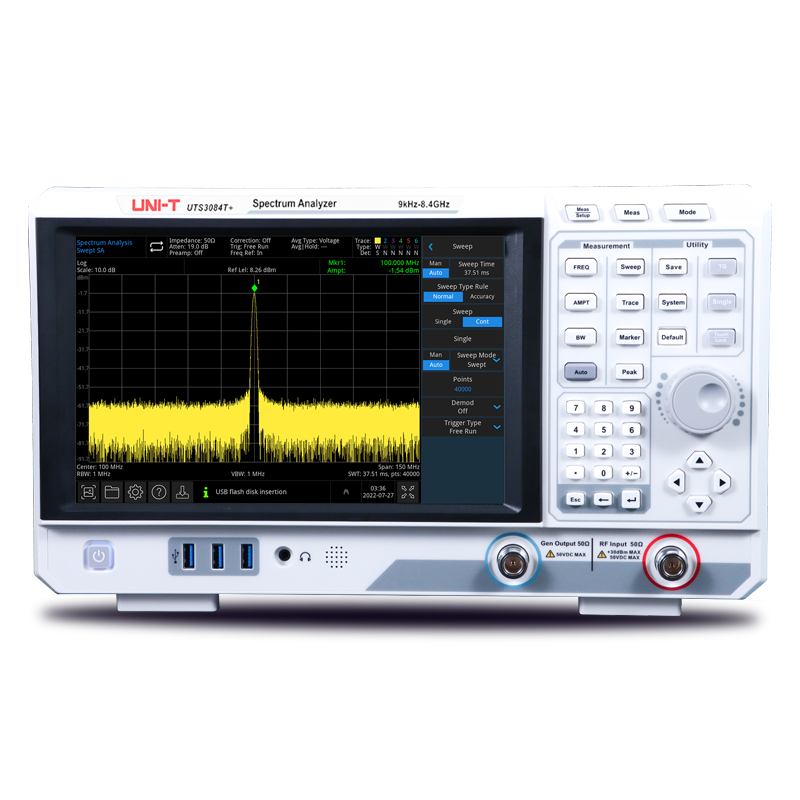 UTS3036T+ 3.6 GHz Spectrum Analyzer with Tracking Generator