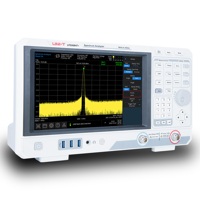 UTS3084T+ 8.4 GHz Spectrum Analyzer with Tracking Generator