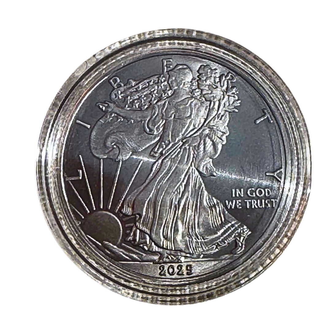 2026 1 Ounce OZ 999 Fine Solid USA American Liberty Eagle Coin Titanium Precious Metal Ingot Ti Element Chemistry Proof Mint Coin