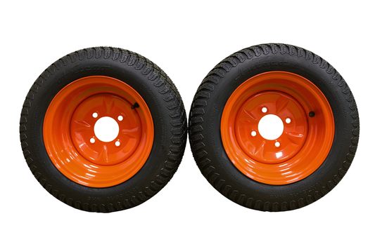 Antego Tire & Wheel (Set of 4) 18x7.50-10 | Perfect Fit for Kubota OEM Part #K3001-17300