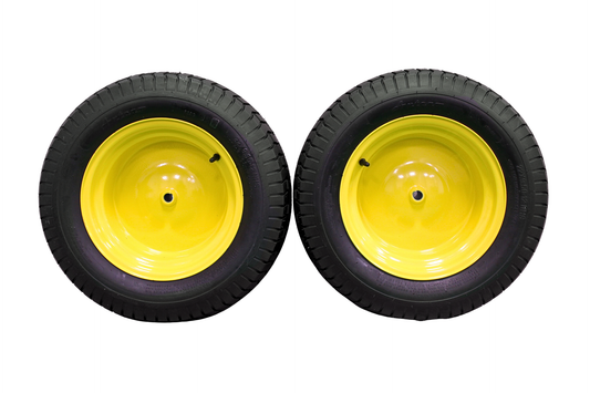 22x9.50-12 4 Ply Turf Tires & Wheels for John Deere Lawn & Garden Mower Turf Tires (Set of Two)