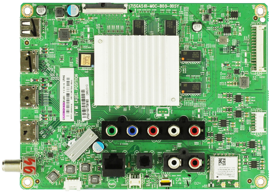 756TXJCB02K026 Vizio Main Board, 715GA561-M0C-B00-005Y, V705-G1