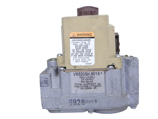 Honeywell VR8205H8016 Furnace Gas Control Valve 24V 60-22866-01