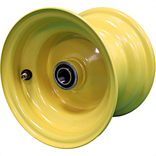Antego 6x4.5 Equipment-Yellow Mower Wheels, 3/4-Inch Precision Bearings, 4-Pack