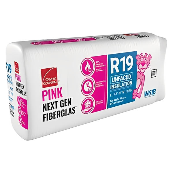 Owens Corning R-19 Un-Faced Fiberglass Insulation Batts (All Sizes)
