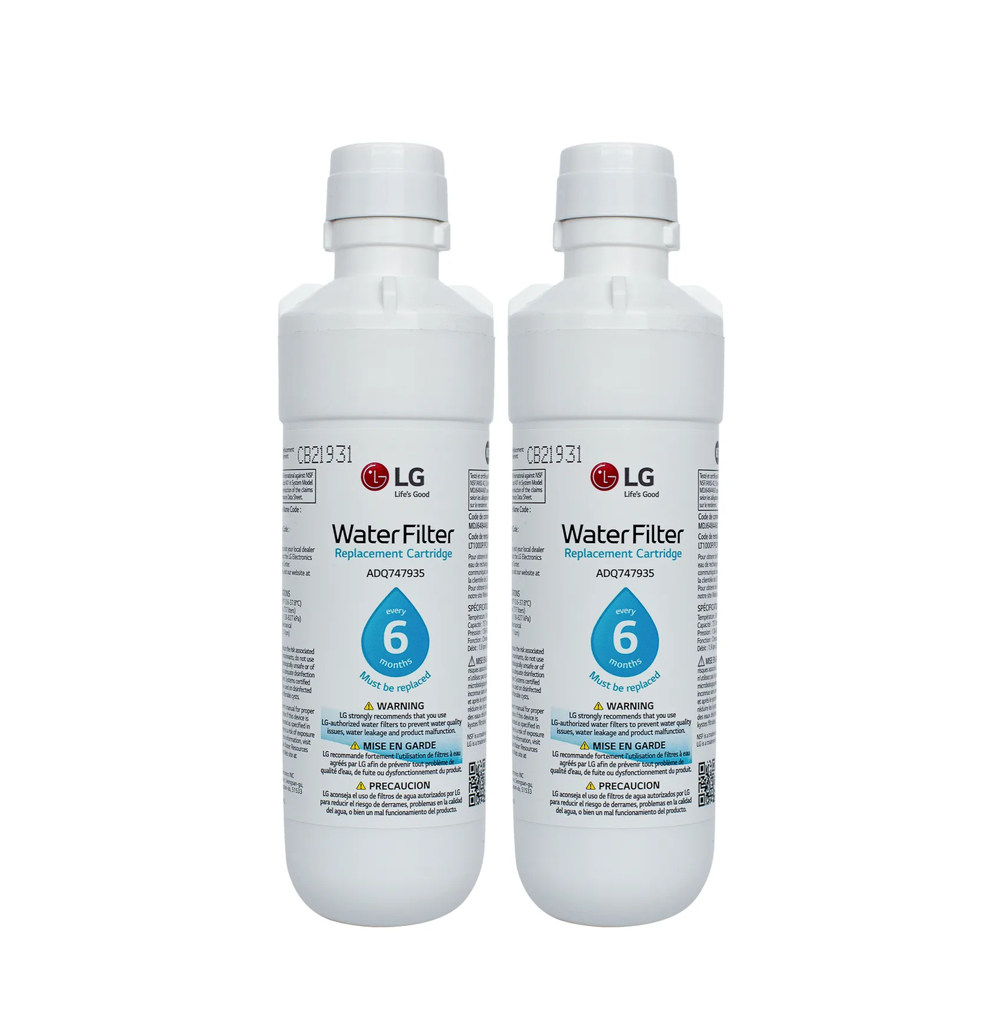 LG ADQ747935 Refrigerator Water Filter