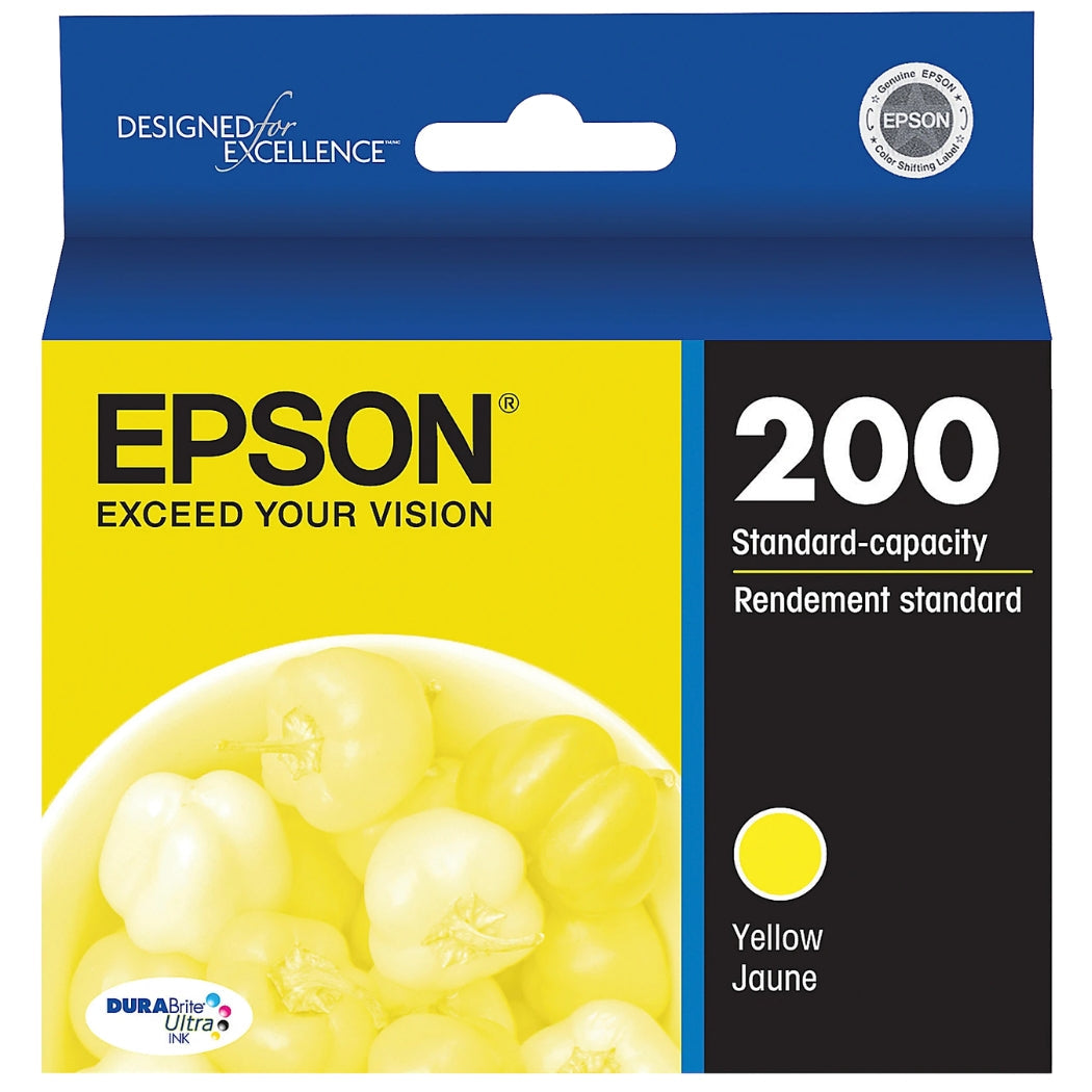 Genuine Epson 200 Standard Yield Yellow Ink Cartridge