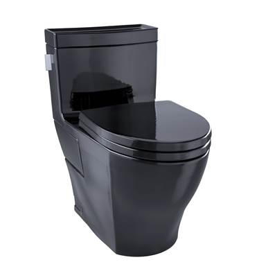 TOTO Legato 1.28 GPF One-Piece Closed-Front Elongated Toilet with Seat WITHOUT CeFiONtect glaze MS624124CEF#51
