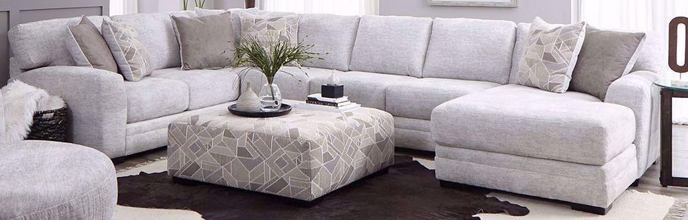 Zaftig Parchment Beige Sectional Collection - Parchment Beige 969