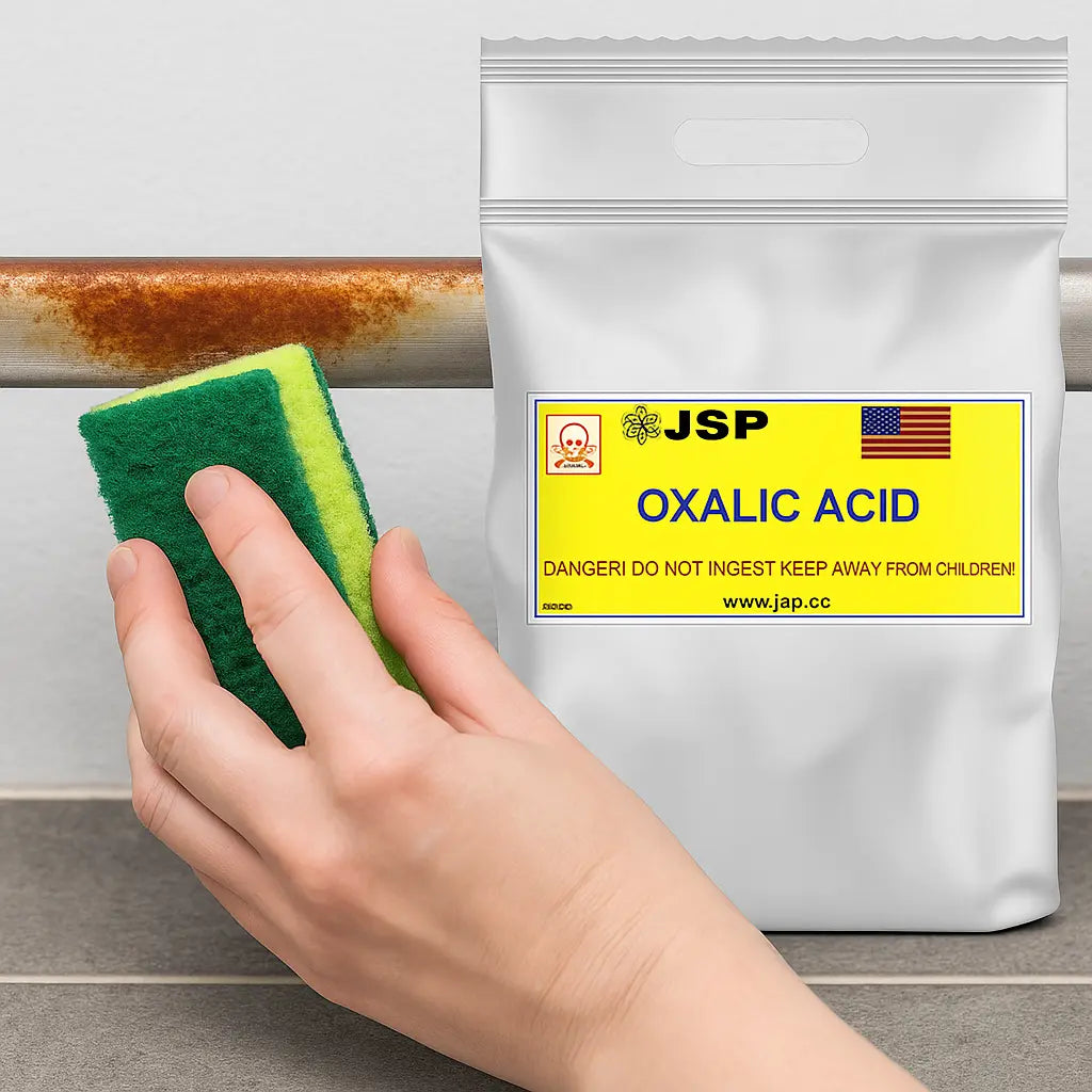JSP Oxalic Acid Powder – 2 lb for Rust Removal, Metal Cleaning & Refining