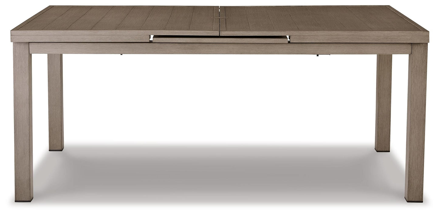 Beach Front - RECT Dining Room EXT Table - Beige