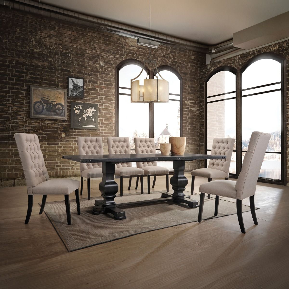 Morland - Dining Table - Vintage Black